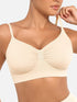 Well-in Vogue Wireless Supportive Shaping Bra with Adjustable Straps